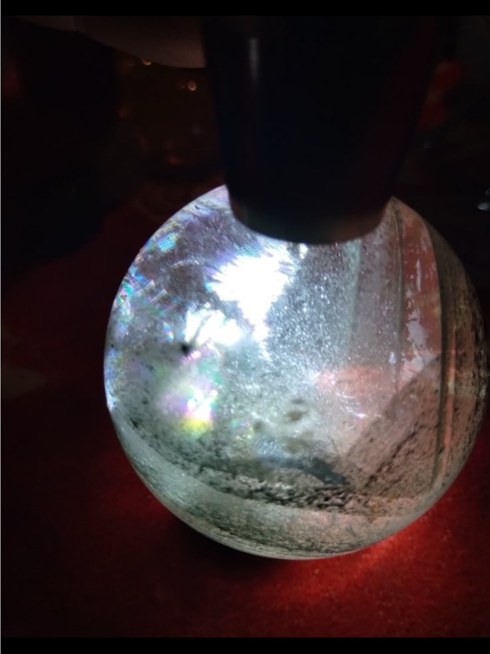 Green Garden Quartz Sphere HQ with chlorophyll - Picture 3 of 9